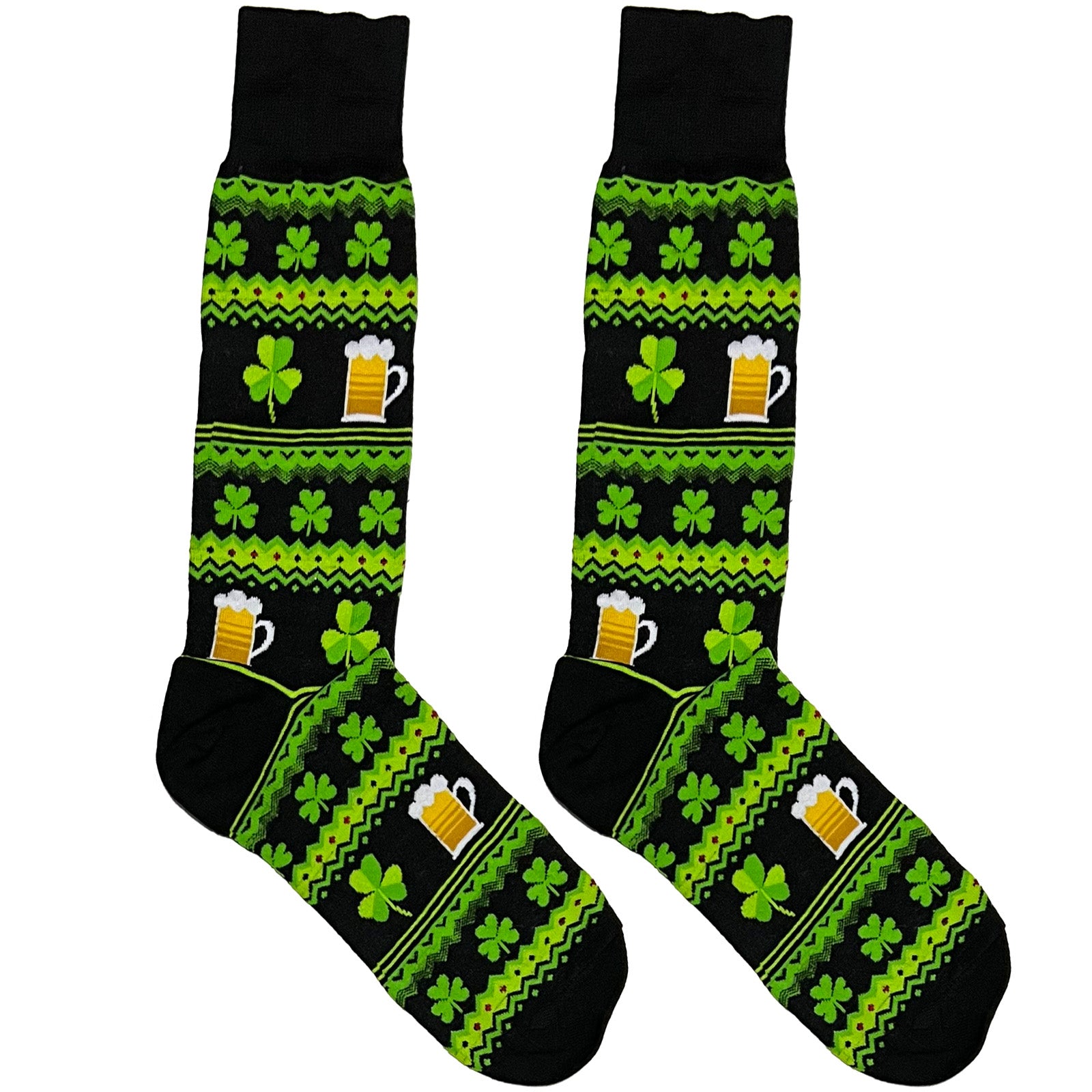 Black Beer Leaf Socks