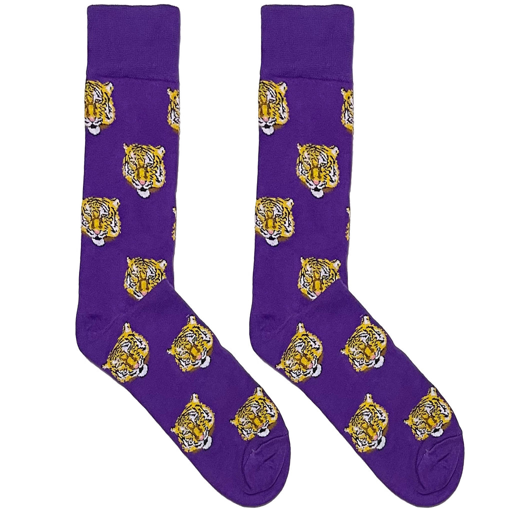 Purple Tiger Socks