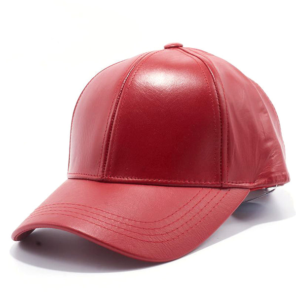 Red Leather Cap –