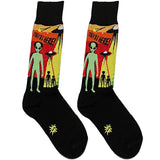 Black Alien They Are Here Socks