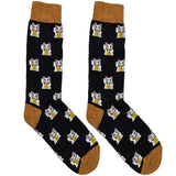 Black And Brown Cat Socks