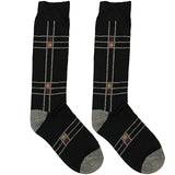 Black And Brown Middle Box Socks