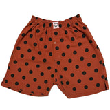 Black And Brown Polka Cotton Boxers