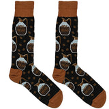 Black And Brown Pot Head Socks