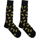 Black And Gold Logo Socks