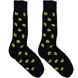 Black And Green Avacado Socks