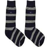 Black And Grey Hilfiger Short Crew Socks