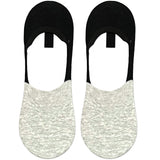 Black And Grey No Show Socks