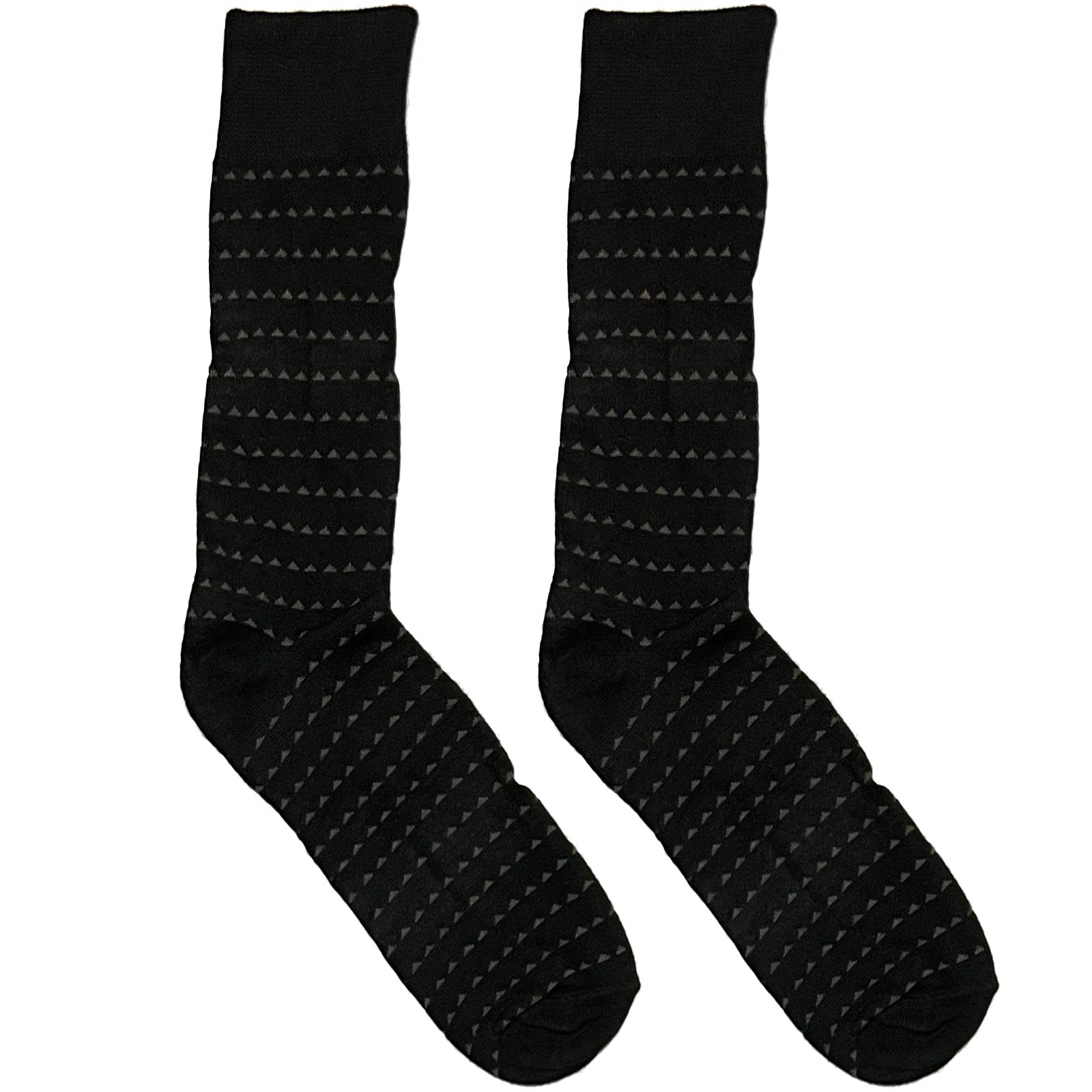 Black And Grey Triangle Socks