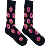 Black And Pink Donut Socks