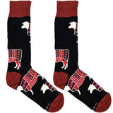 Black And Red Meat Lover Socks