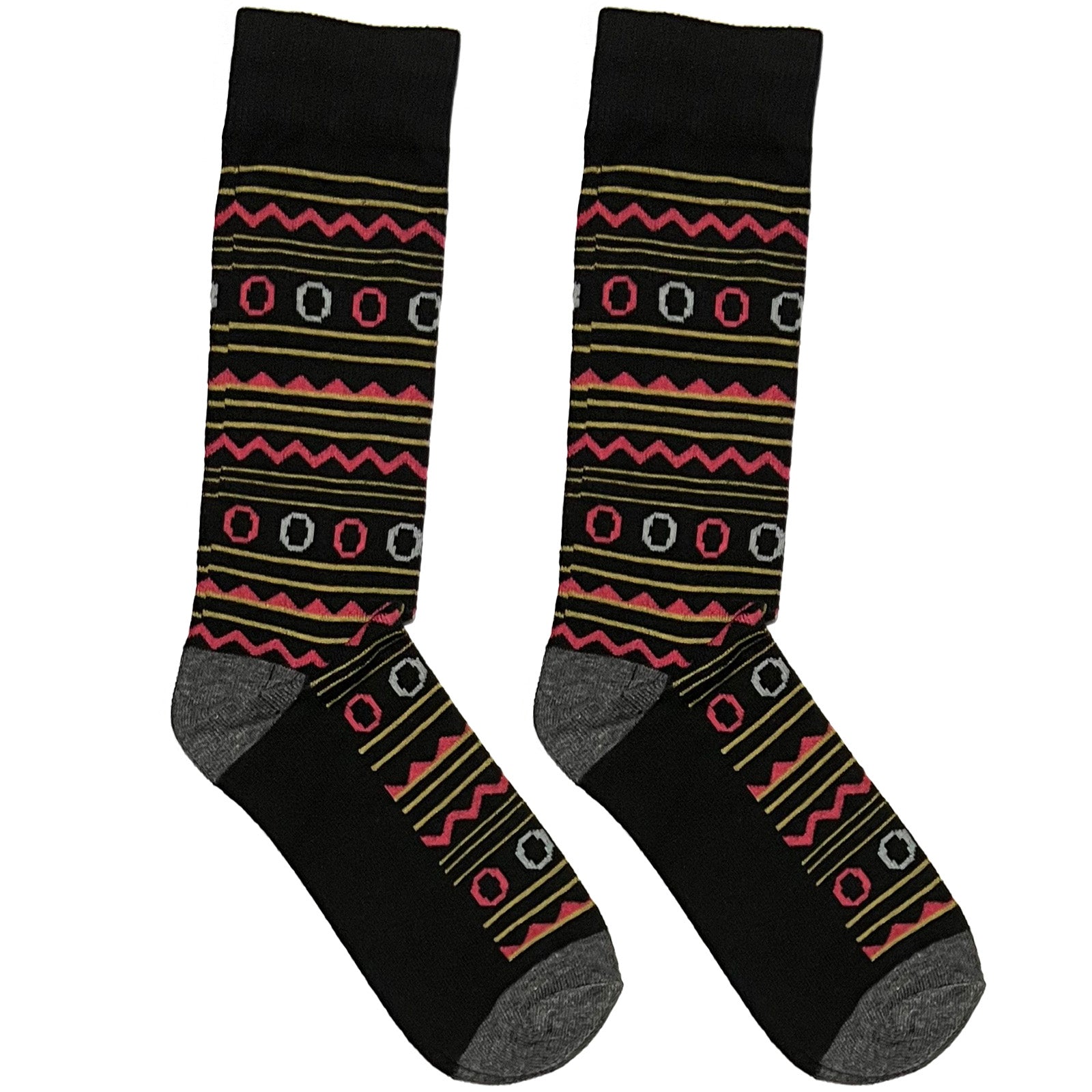 Black And Red Ring Socks