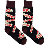 Black And Red Stake Socks