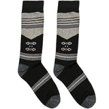 Black And White Handle Socks