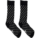 Black And White Polka Socks
