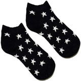 Black And White Stars Ankle Socks