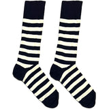Black And White Stripes Socks