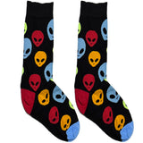 Black And Yellow Alien Socks
