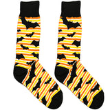 Black And Yellow Batman Socks