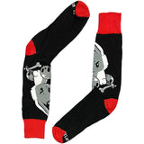 Black Angry Rabbit Socks