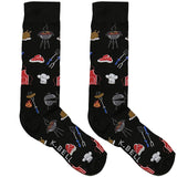 Black Barbeque Socks