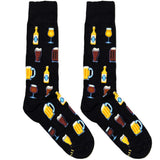 Black Beer Bottle Socks