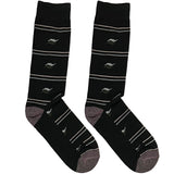 Black Bird Pattern Socks