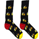 Black Burger Beer Socks