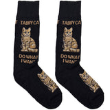 Black Cat Do What I Want Socks