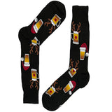 Black Christmas Beer Socks