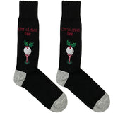 Black Christmas Tee Socks