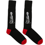 Black Dalmatian Socks