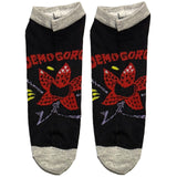 Black Demogorgon Stranger Things Ankle Socks