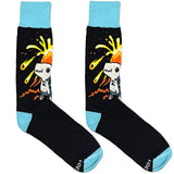 Black Dino Flame Socks