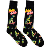Black Dino Rad Dad Socks