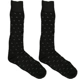 Black Dotted Patten Socks