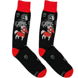 Black Evil Dragon Socks