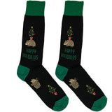Black Happy Holidillos Socks