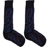 Black Lines Pattern Socks