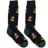 Black Mickey Mouse Socks