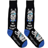 Black No Prob Llama Socks