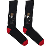 Black RL Polo Suited Drink Socks