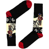 Black RL Polo Winter Teddy Socks