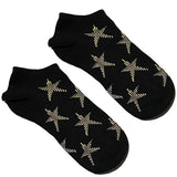 Black Stars Ankle Socks