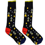 Black UFO Space Socks