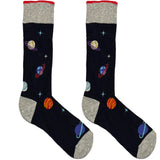 Black Universe World Socks