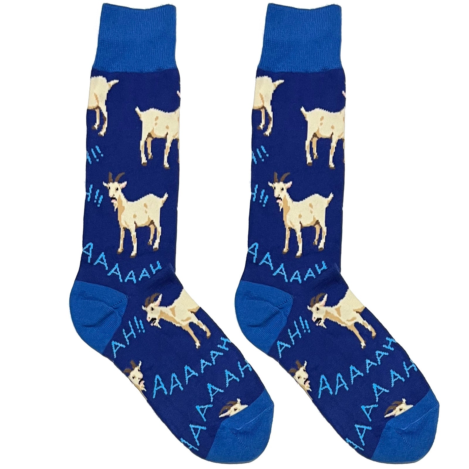 Blue Ahh Goat Socks