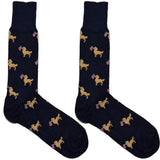 Blue American Dog Socks