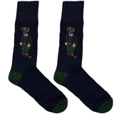 Blue And Green RL Polo Teddy Socks