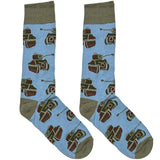 Blue And Green Tank Socks